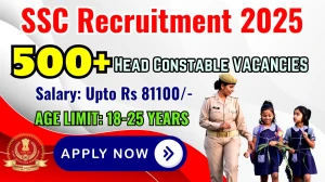 SSC Delhi Police Head Constable (Ministerial) Recruitment 2025 - Apply Online for 509 Posts SSC Delhi Police Head Constable (Ministerial) Recruitment 2025 - Apply Online for 509 Posts