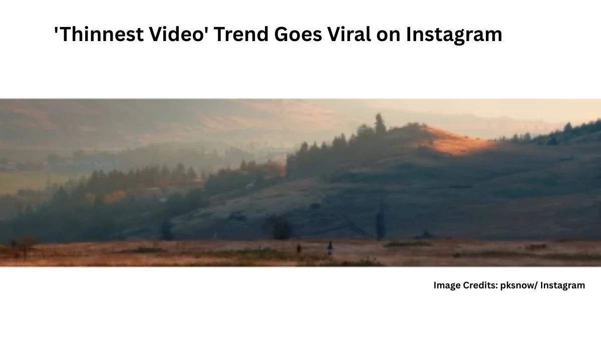'Thinnest Video' Trend Goes Viral on Instagram: How to make Super Ultra-wide 5120 X 1080 Format videos for Instagram?