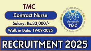 TMC Contract Nurse Recruitment 2025 – Walk in for 30 Posts