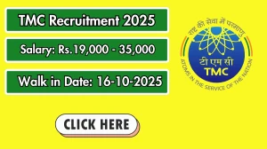 TMC Recruitment 2025 – Walk in Posts for Assistant Administrative Officer, Accountant