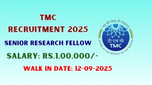 TMC Senior Research Fellow Recruitment 2025 – Walk in