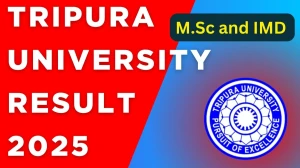 Tripura University Result 2025 Out at tripurauniv.ac.in Direct Link to Download 9th Semester Result