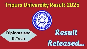 Tripura University Result 2025 Out at tripurauniv.ac.in Direct Link to Download UG Course Result