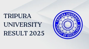 Tripura University Result 2025 Released at tripurauniv.ac.in Direct Link to Download 4th Sem Result