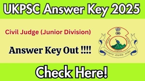 UKPSC Civil Judge (Junior Division) Answer Key 2025 Out – Download at psc.uk.gov.in UKPSC Civil Judge (Junior Division) Answer Key 2025 Out – Download at psc.uk.gov.in