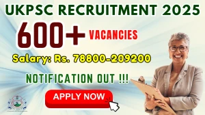 UKPSC Principal Recruitment 2025 - Apply Online for 692 Posts by Oct 12