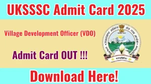 UKSSSC VDO Admit Card 2025 OUT Download Hall Ticket at sssc.uk.gov.in UKSSSC VDO Admit Card 2025 OUT Download Hall Ticket at sssc.uk.gov.in