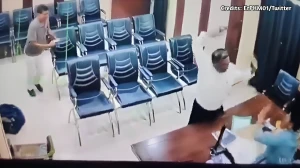 UP Headmaster Attacks Education Officer During Inquiry Into Staff Complaint