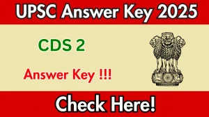 UPSC CDS 2 Answer Key 2025 will be released – Download once available at upsc.gov.in UPSC CDS 2 Answer Key 2025 will be released – Download once available at upsc.gov.in