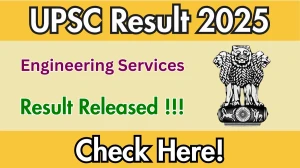 UPSC Engineering Services Result 2025 Out at upsc.gov.in, Direct Link to Download Result PDF Here UPSC Engineering Services Result 2025 Out at upsc.gov.in, Direct Link to Download Result PDF Here
