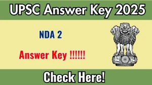 UPSC NDA 2 Answer Key 2025 Will Be Released – Download at upsc.gov.in UPSC NDA 2 Answer Key 2025 Will Be Released – Download at upsc.gov.in