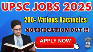 UPSC Recruitment 2025 - Apply Online for 213 Lecturer, Medical Officer and More Posts by Oct 12