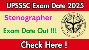 UPSSSC Stenographer Exam Date 2025 Out for 333 Posts at upsssc.gov.in Check Details Here UPSSSC Stenographer Exam Date 2025 Out for 333 Posts at upsssc.gov.in Check Details Here