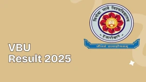 VBU Result 2025 Released at vbu.ac.in Direct Link to Download 1st, 4th, 5th Sem Result