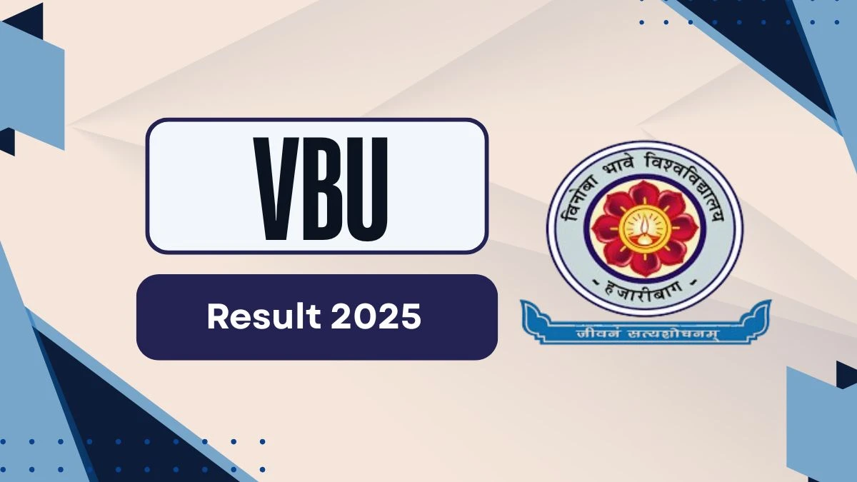 VBU Result 2025 Released at vbu.ac.in Direct Link to Download 4th Semester Result