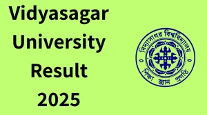 Vidyasagar University Result 2025 Declared at vidyasagar.ac.in Direct Link to Download 6th Semester Result