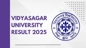 Vidyasagar University Result 2025 Released at vidyasagar.ac.in Direct Link to Download 2nd, 4th Semester Result