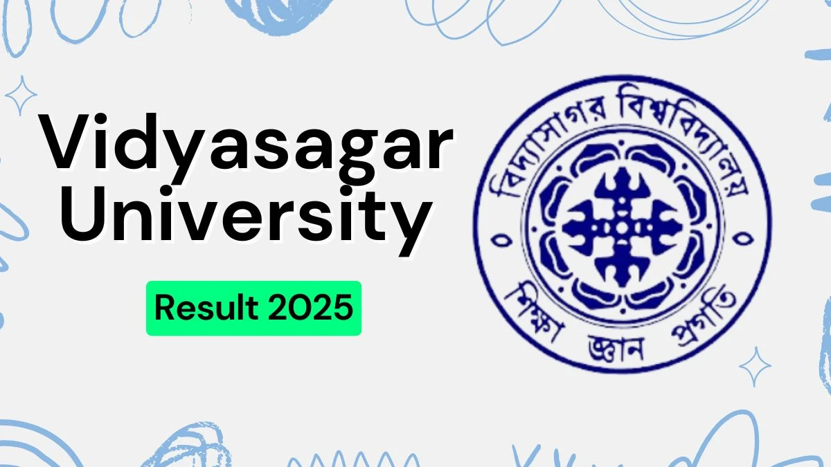 Vidyasagar University Result 2025 Declared at vidyasagar.ac.in Direct Link to Download 2nd Semester Result