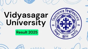 Vidyasagar University Result 2025 Declared at vidyasagar.ac.in Direct Link to Download 2nd Semester Result Vidyasagar University Result 2025 Declared at vidyasagar.ac.in Direct Link to Download 2nd Semester Result