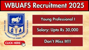 WBUAFS Young Professional Recruitment 2025 – Walk in