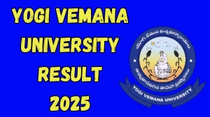 Yogi Vemana University Result 2025 Out at yvuexams.in Direct Link to Download 1st to 6th Semester Result