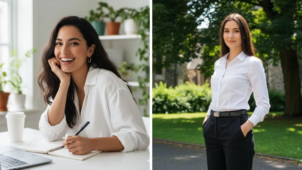 10 Girls Corporate Look Gemini AI Photo Editing Prompts: Turn your Selfies into Stunning Corporate Style Portraits