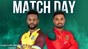 1st T20 Bangladesh vs West Indies Live Streaming: When and Where to Watch BAN vs...