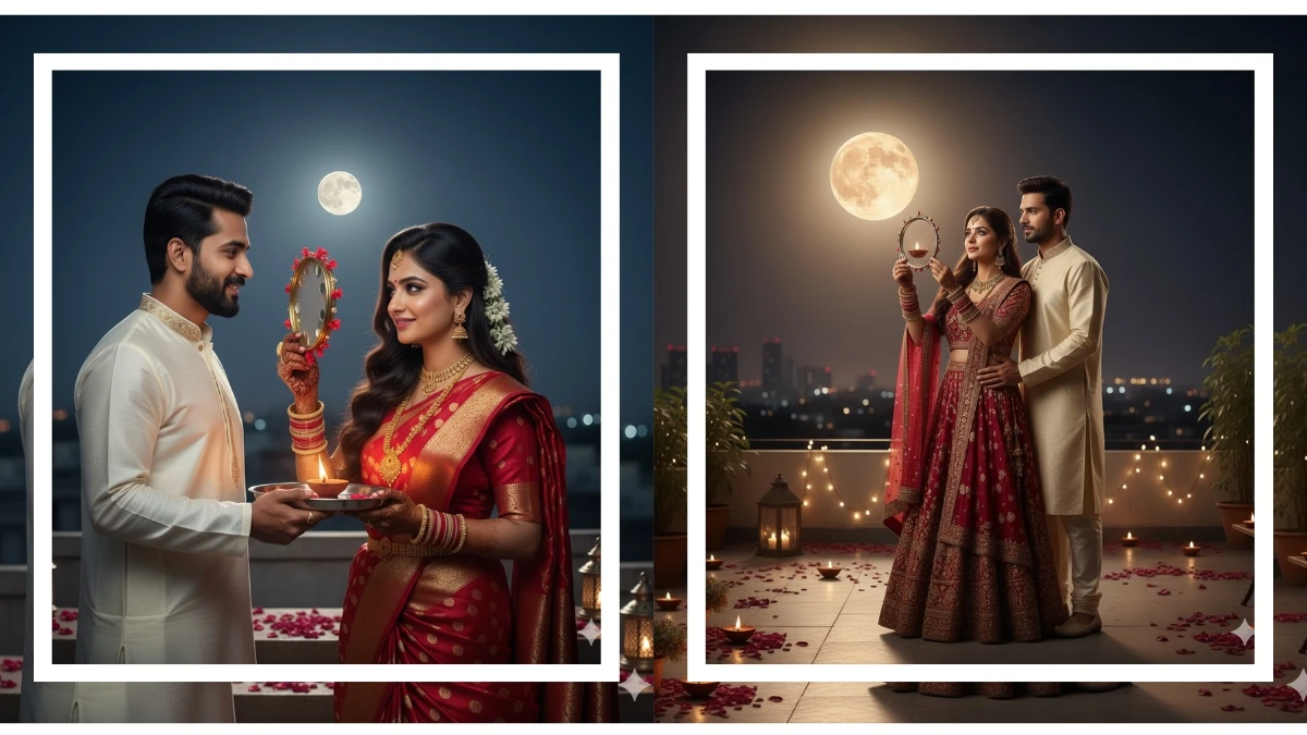 5 ChatGPT Karwa Chauth Photo Editing Prompts To Create Festive HD Portraits Using Gemini AI