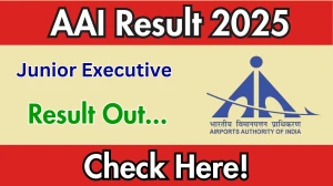 AAI Junior Executive Final Result 2025 Out at aai.aero, Direct Link to Download Result PDF Here AAI Junior Executive Final Result 2025 Out at aai.aero, Direct Link to Download Result PDF Here