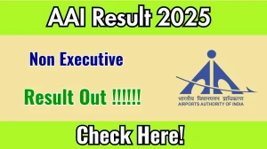 AAI Non Executive Result 2025 Out at aai.aero, Direct Link to Download Result PDF Here AAI Non Executive Result 2025 Out at aai.aero, Direct Link to Download Result PDF Here