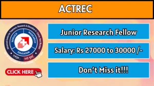ACTREC Junior Research Fellow Recruitment 2025 – Walk in ACTREC Junior Research Fellow Recruitment 2025 – Walk in
