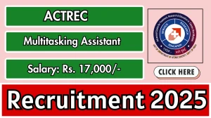 ACTREC Multitasking Assistant Recruitment 2025 – Walk in