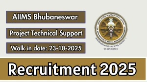 AIIMS Bhubaneswar Project Technical Support II Recruitment 2025 – Walk in for 01 Posts