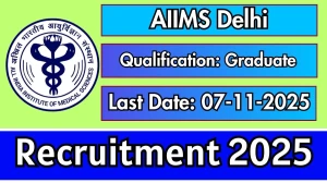 AIIMS Delhi Field Worker Recruitment 2025 - Apply Offline for 1 Posts
