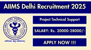 AIIMS Delhi Project Technical Support Recruitment 2025 - Apply Online for 04 Posts AIIMS Delhi Project Technical Support Recruitment 2025 - Apply Online for 04 Posts