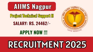 AIIMS Nagpur Project Technical Support II Recruitment 2025 - Apply Online for 01 Posts AIIMS Nagpur Project Technical Support II Recruitment 2025 - Apply Online for 01 Posts