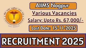 AIIMS Nagpur Recruitment 2025 - Apply Online for 04 Project Research Scientist, Project Technical Support and More Posts