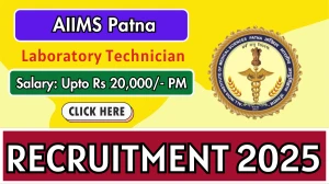 AIIMS Patna Laboratory Technician Recruitment 2025 - Apply Offline