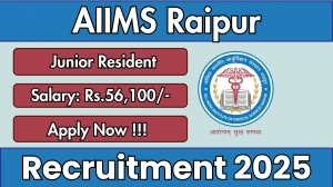 AIIMS Raipur Junior Resident Recruitment 2025 - Apply Online for 29 Posts