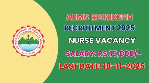AIIMS Rishikesh Nurse Recruitment 2025 - Apply Offline
