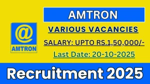 AMTRON Recruitment 2025 - Apply Online for 06 DevOps and Cloud Specialist, Cloud & System Expert and More Posts