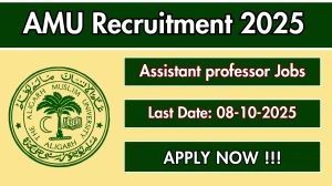 AMU Assistant professor Recruitment 2025 - Apply Online AMU Assistant professor Recruitment 2025 - Apply Online