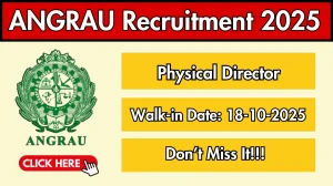 ANGRAU Physical Director Recruitment 2025 – Walk in for 01 Posts ANGRAU Physical Director Recruitment 2025 – Walk in for 01 Posts