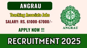 ANGRAU Teaching Associate Recruitment 2025 – Walk in for 01 Posts ANGRAU Teaching Associate Recruitment 2025 – Walk in for 01 Posts