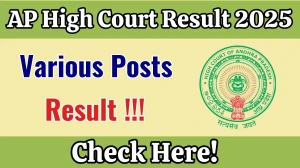 AP High Court Various Posts Result 2025 Out Soon at aphc.gov.in, Direct Link to Download Result PDF Here
