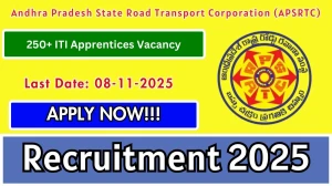 APSRTC ITI Apprentices Recruitment 2025 - Apply Online for 277 Posts
