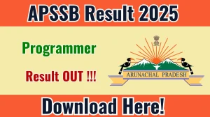 APSSB Programmer Result 2025 Out at apssb.nic.in, Direct Link to Download Result PDF Here APSSB Programmer Result 2025 Out at apssb.nic.in, Direct Link to Download Result PDF Here