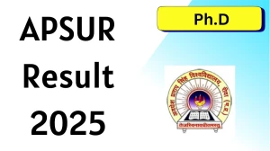 APSUR Result 2025 Out at apsurewa.ac.in Direct Link to Download Entrance Test Result