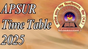 APSUR Time Table 2025 Announced For M.A, M.Sc, M.Com and NEP @ apsurewa.ac.in Details Here