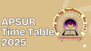 APSUR Time Table 2025 Out for 2nd, 4th Sem @ apsurewa.ac.in Details Here APSUR Time Table 2025 Out for 2nd, 4th Sem @ apsurewa.ac.in Details Here